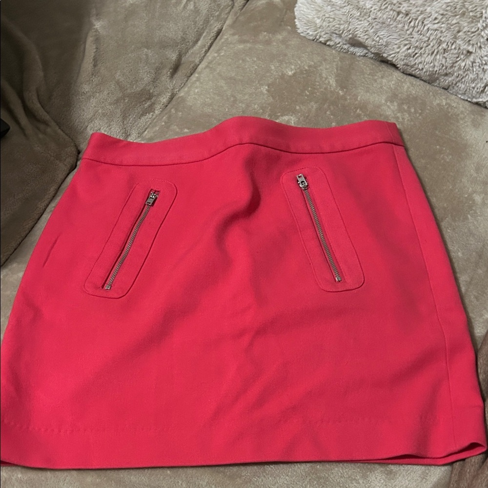 Gap pink Skirt with Zipper Pockets